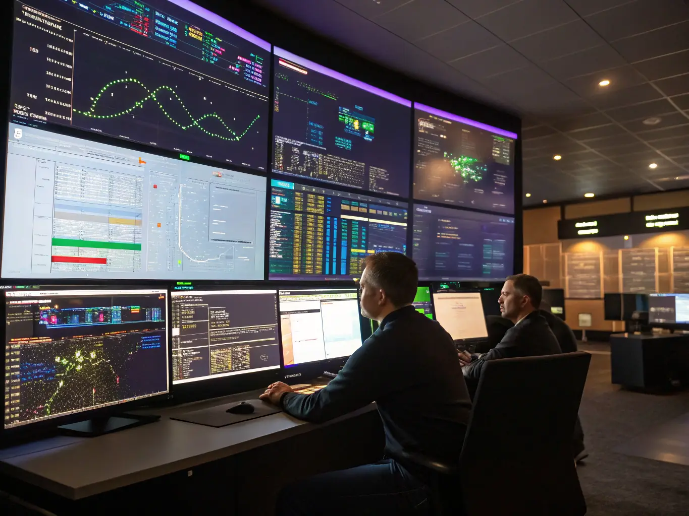 A digital dashboard displaying real-time supply chain data, illustrating Agrux's advanced logistics technology.